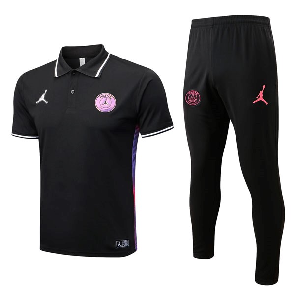 Polo PSG Komplett-Set 2022-23 Schwarz